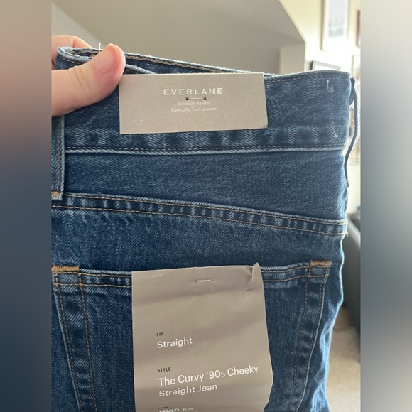NWT Everlane curvy 90’s cheeky straight Jean - Picture 4 of 4